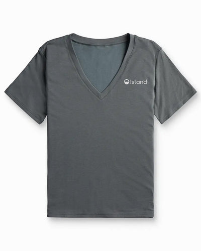 Women's BYLT Drift V-Neck Tee - Grey