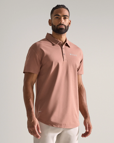 Men's BYLT Drop Cut Lux Polo - Cedar