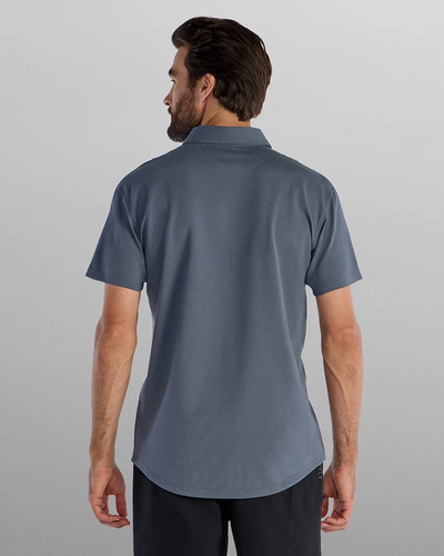 Men's BYLT Drop Cut Lux Polo - Sea