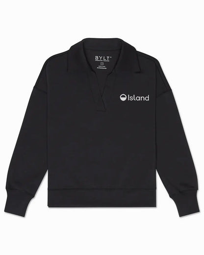 Women's BYLT Opal Relaxed Polo – Black