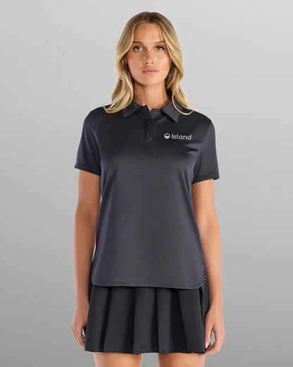Women's BYLT Performance+ 2.0 Polo - Black