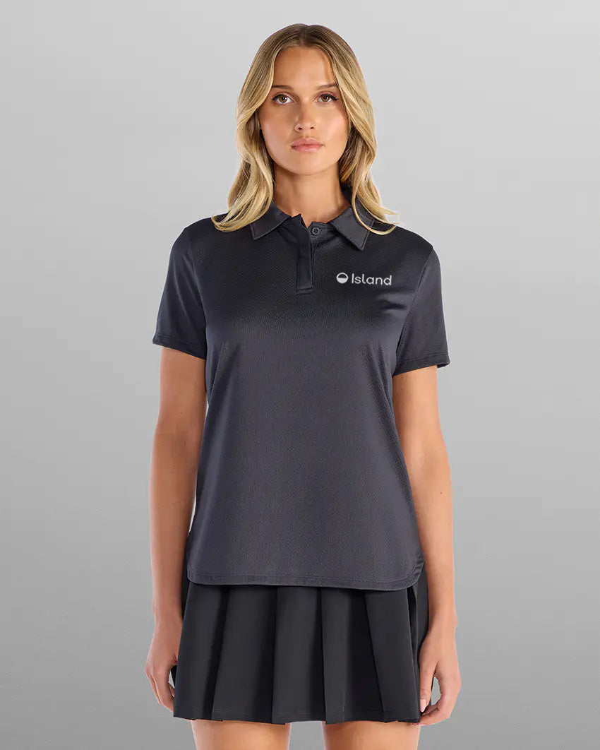 Women's BYLT Performance+ 2.0 Polo - Black
