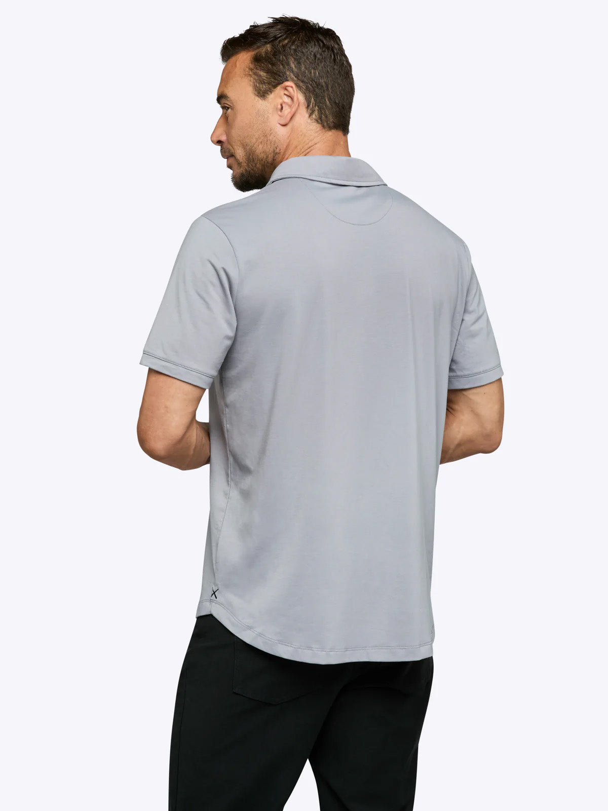 Men's Cuts AO Signature Fit Polo - Cashmere Grey