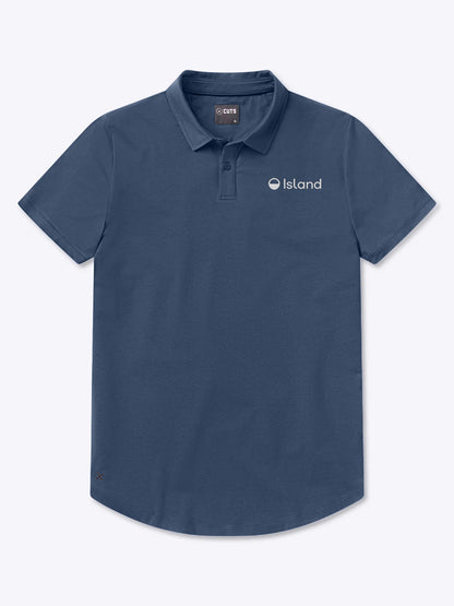 Men's Cuts AO Signature Fit Polo - Dark Denim
