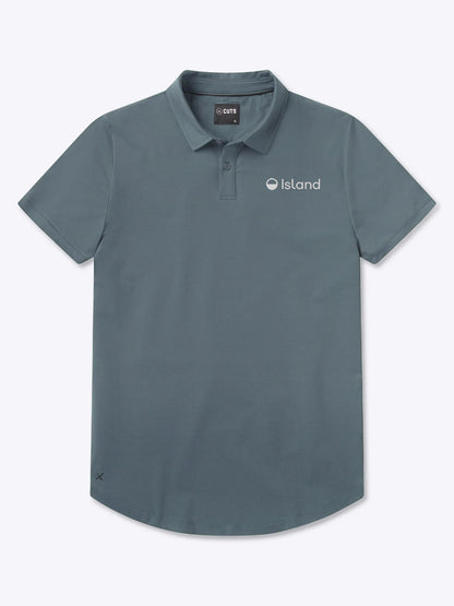 Men's Cuts AO Signature Fit Polo - Ocean Storm