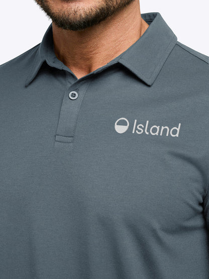 Men's Cuts AO Signature Fit Polo - Ocean Storm