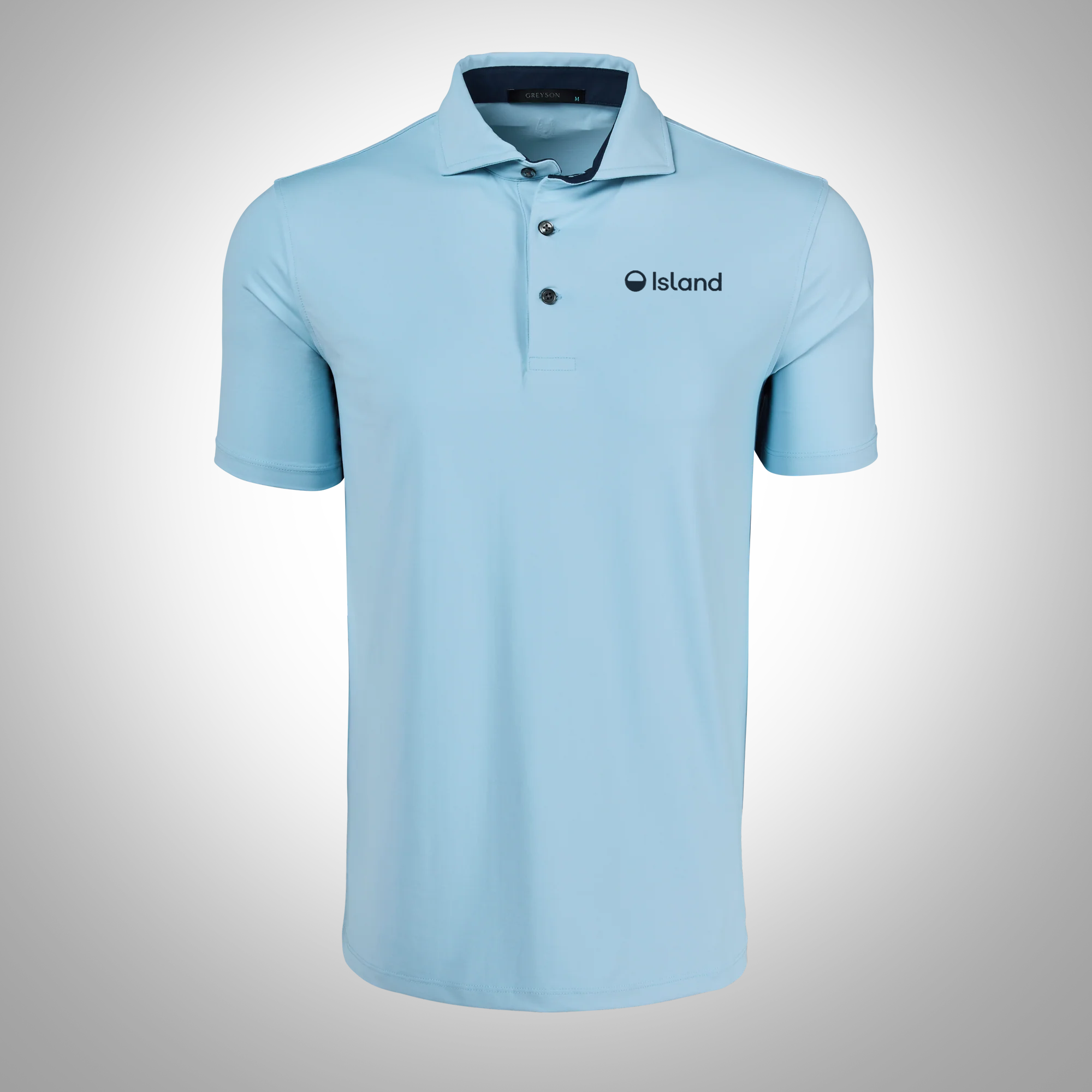 Men's Greyson Cayuse Polo - Wolf Blue