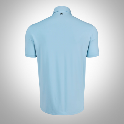 Men's Greyson Cayuse Polo - Wolf Blue