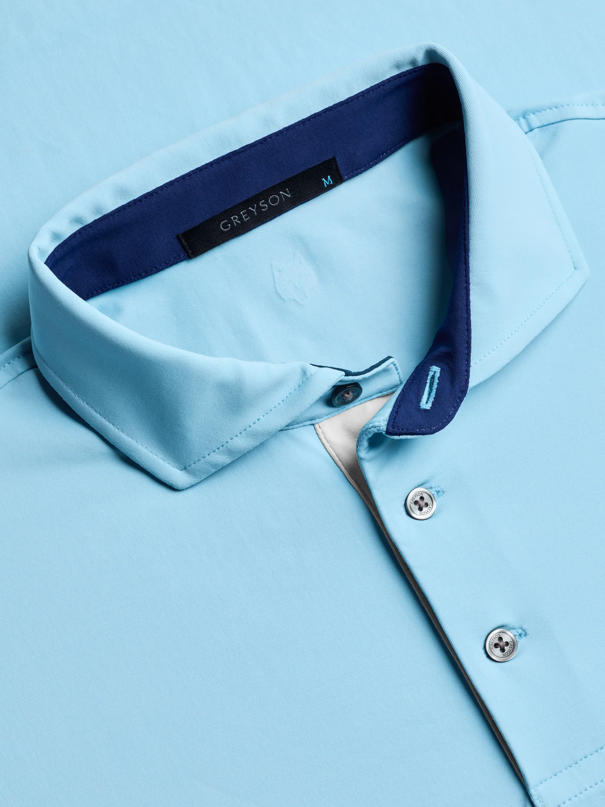 Men's Greyson Cayuse Polo - Wolf Blue