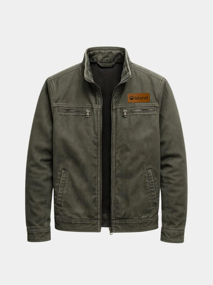 Men's Cross and Crown Olive Field Jacket