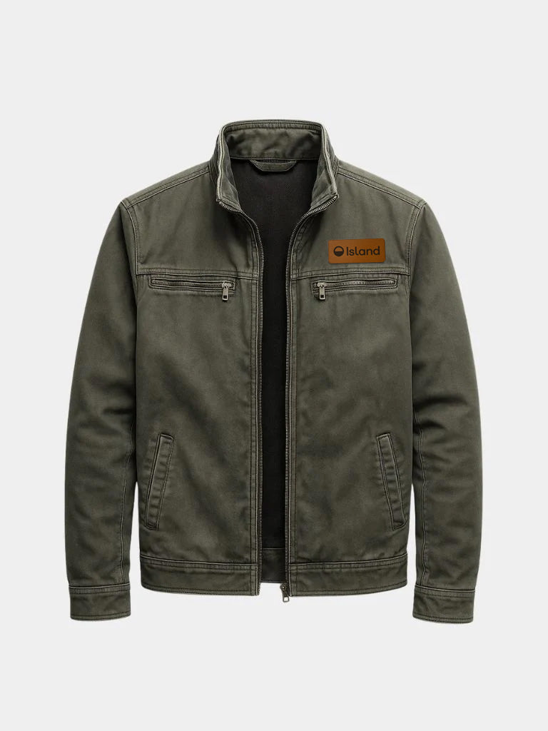 Men's Cross and Crown Olive Field Jacket
