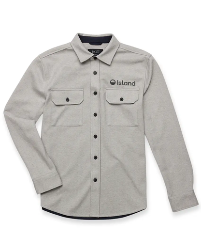Men's BYLT Coastal Overshirt - Heather Grey