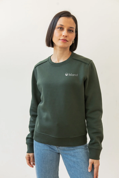 Women's Bridge & Burn Bailey Crew Sweatshirt - Forest Night