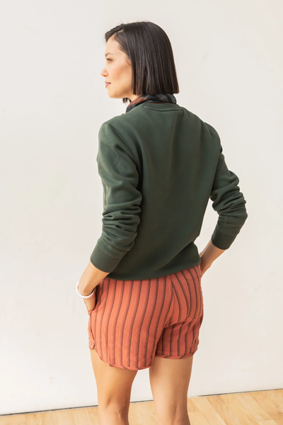 Women's Bridge & Burn Bailey Crew Sweatshirt - Forest Night