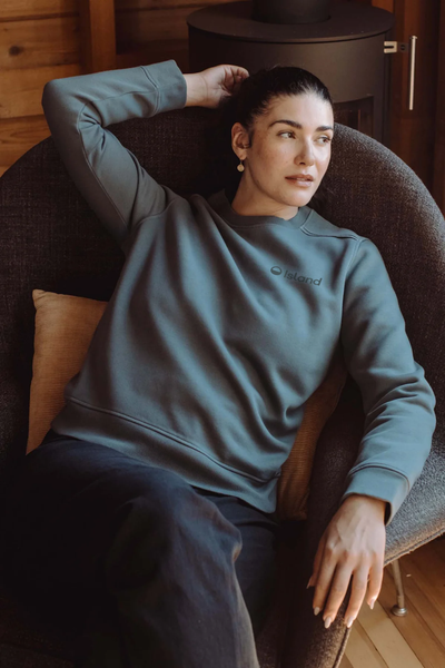 Women's Bridge & Burn Bailey Crew Sweatshirt - Slate