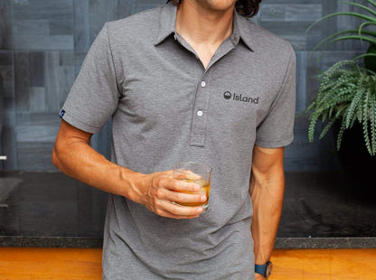 Men's Criquet Performance Range Polo - Blackjack