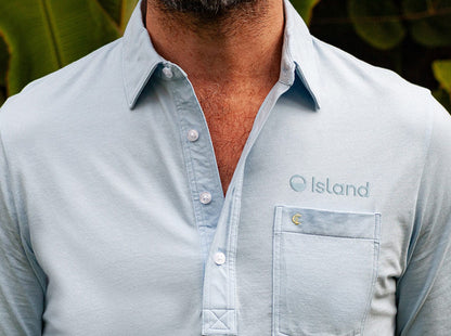 Men's Criquet Top-Shelf Players Shirt - Arctic Ice