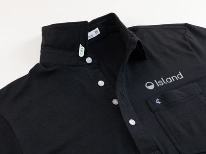 Men's Criquet Top-Shelf Players Shirt - Black Top