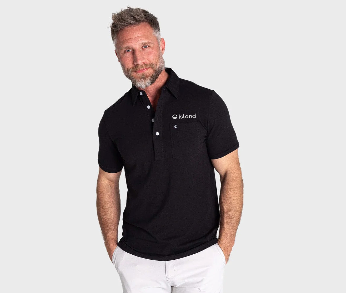 Men's Criquet Top-Shelf Players Shirt - Black Top