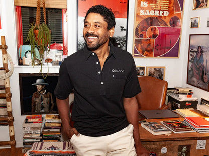 Men's Criquet Top-Shelf Players Shirt - Black Top