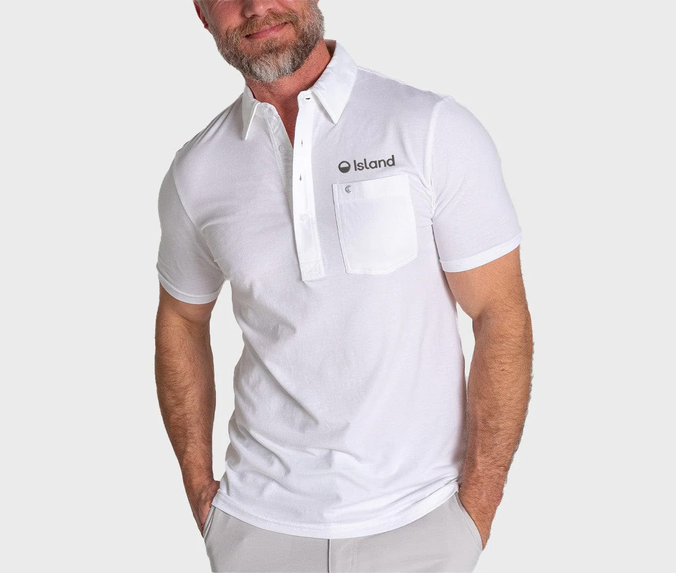 Men's Criquet Top-Shelf Players Shirt - White