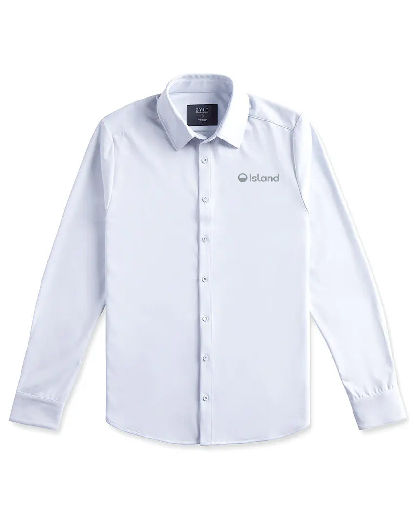 Men's BYLT Long Sleeve Button Down - Newport