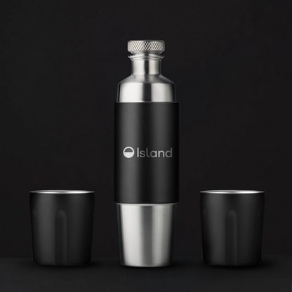 High Camp Flasks Firelight Flask with Cups