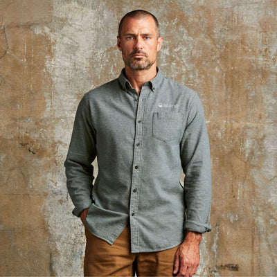 Men's Line Of Trade Frank Shirt - Blue Ticking Stripe
