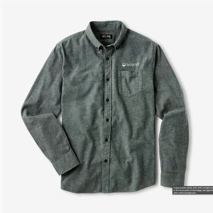 Men's Line Of Trade Frank Shirt - Blue Ticking Stripe
