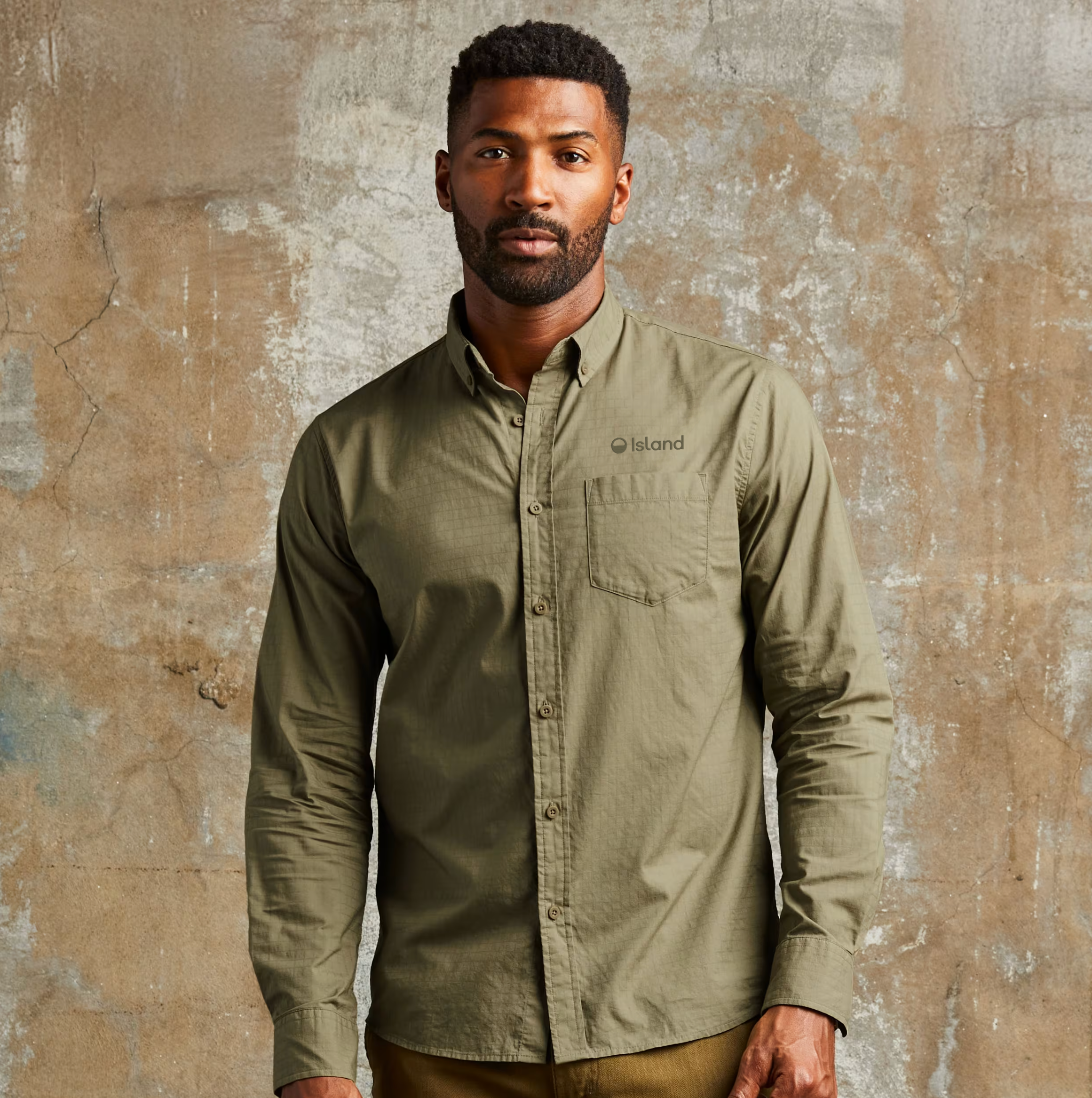 Men's Line Of Trade Frank Shirt - Olive Ripstop