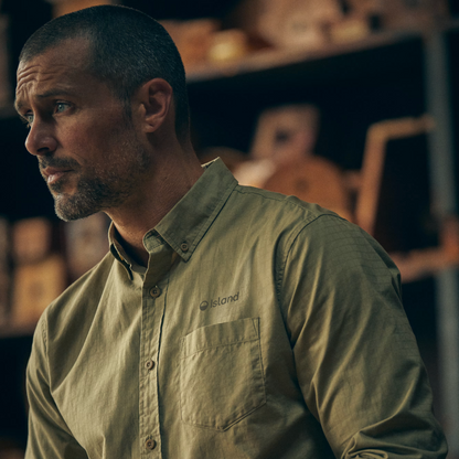 Men's Line Of Trade Frank Shirt - Olive Ripstop