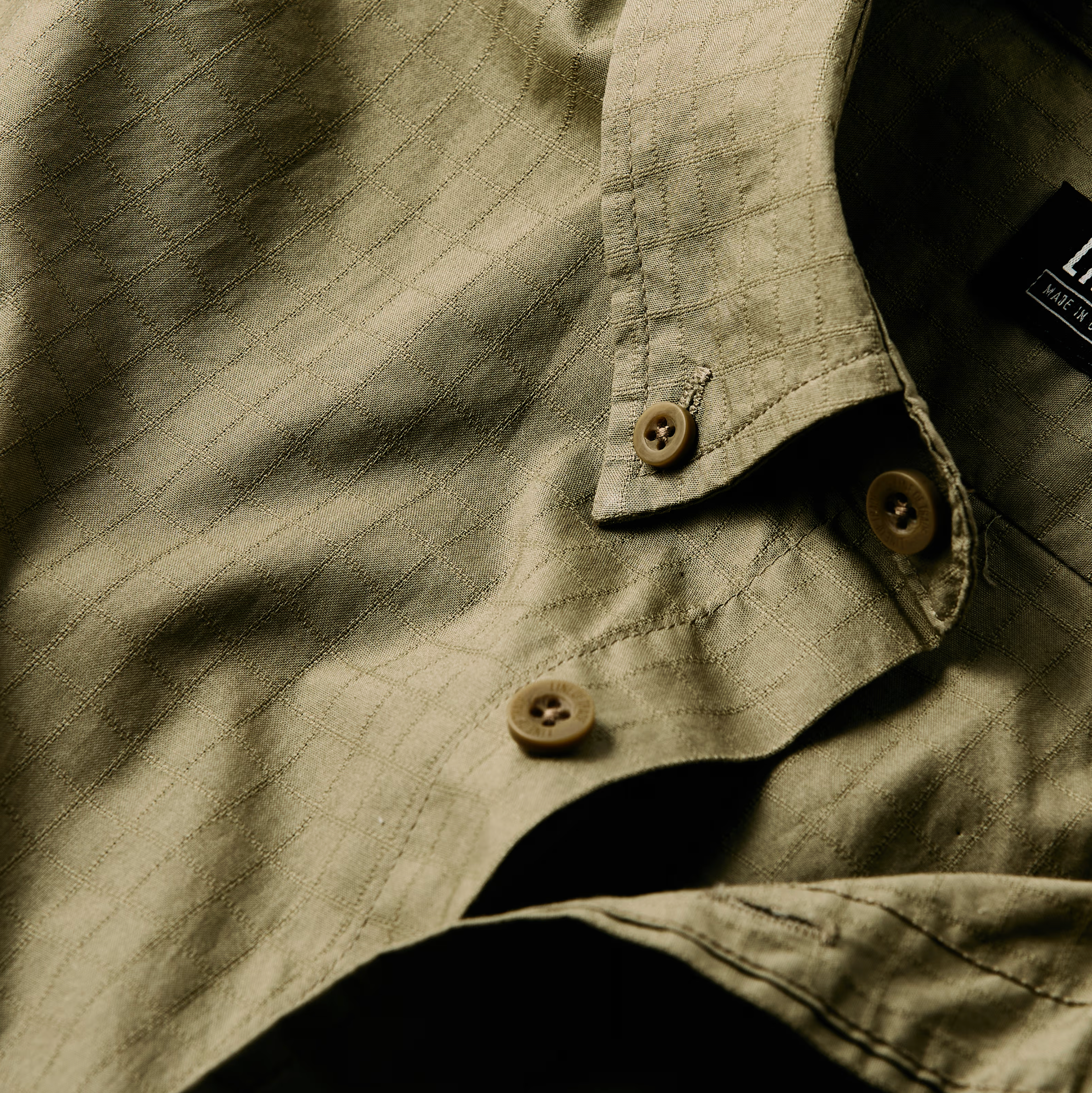 Men's Line Of Trade Frank Shirt - Olive Ripstop