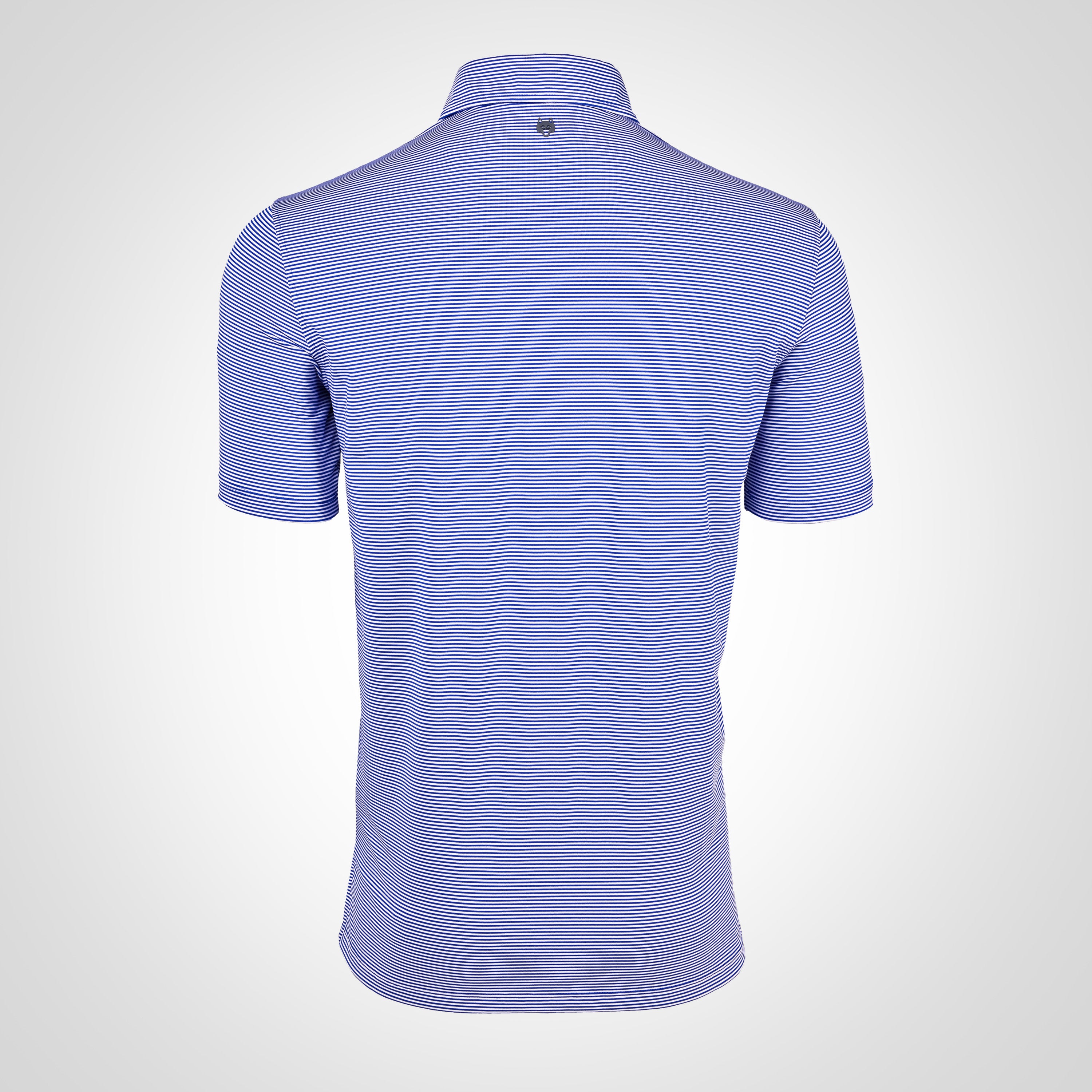 Men's Greyson Saranac Polo - Royal Blue/Arctic
