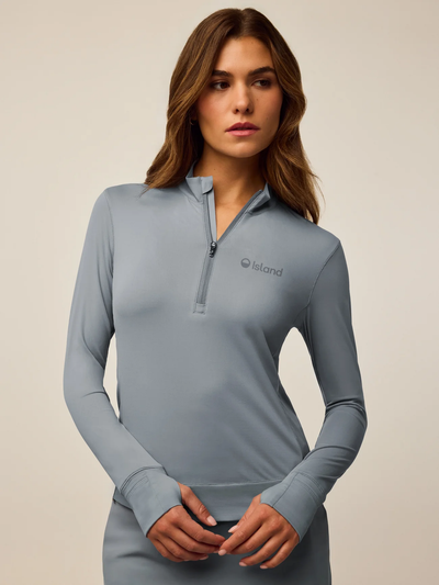 Women's Greyson Halley II 1/4 Zip - Bluestone