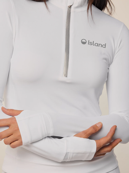 Women's Greyson Halley Quarter-Zip - White