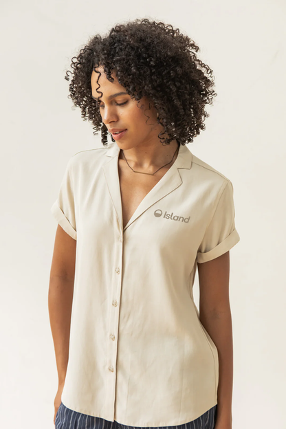 Women's Bridge & Burn Innes Shirt - Bone