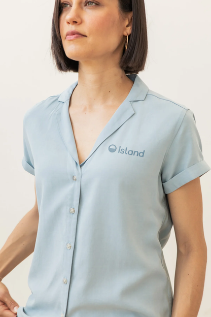 Women's Bridge & Burn Innes Shirt - Sky Blue