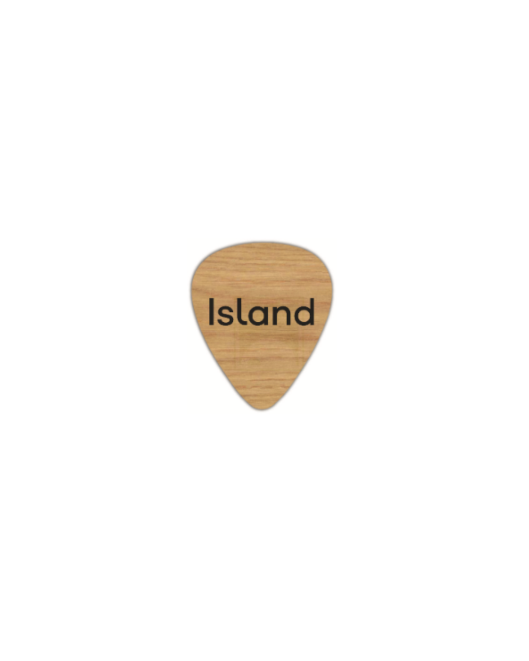 Island Guitar Pick