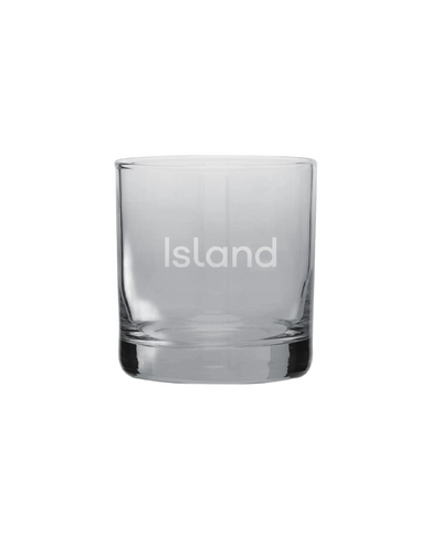 Island Double Old Fashioned Glass Gift Set