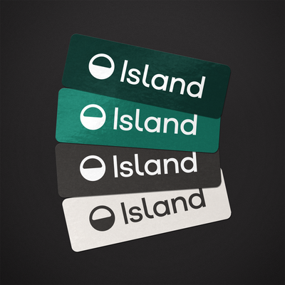 Island Laptop Stickers