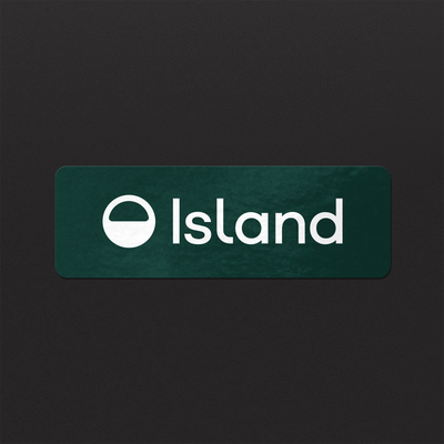 Island Laptop Stickers