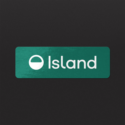 Island Laptop Stickers