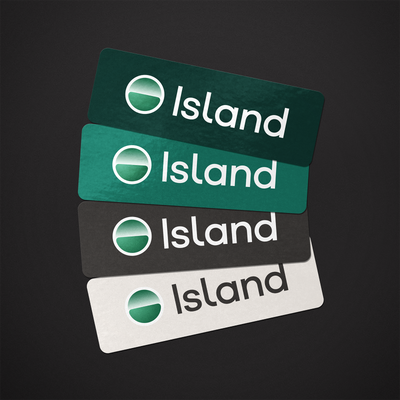 Island Laptop Stickers