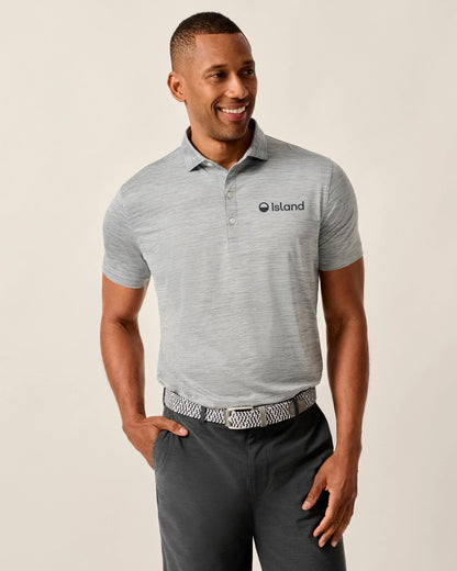 Men's Johnnie-O Huronn Performance Polo - Thunder