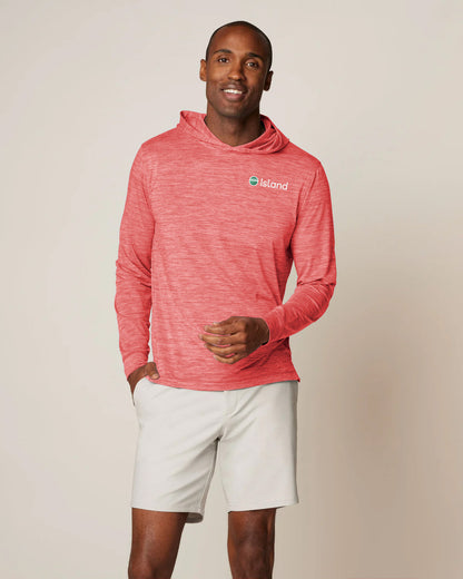 Men's Johnnie-O Talon Featherweight Performance Hoodie - Red