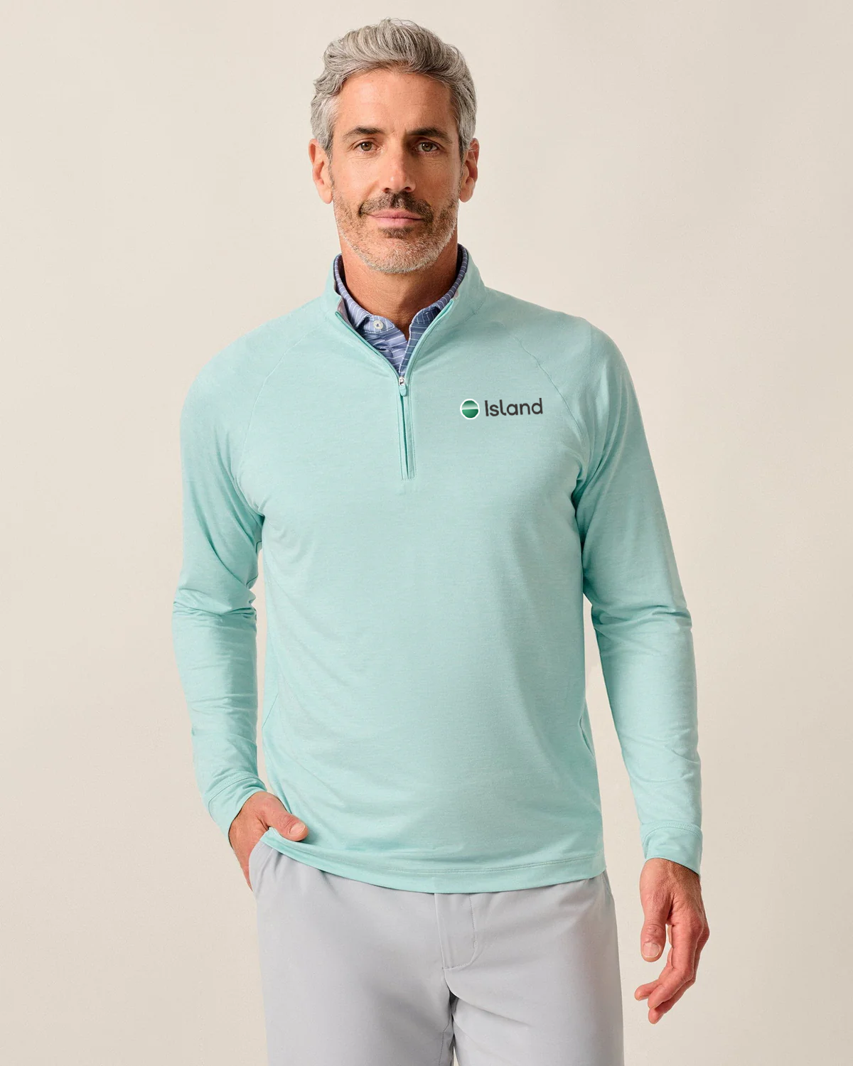 Men's Johnnie-O Freeborne Performance 1/4 Zip - Sardinia