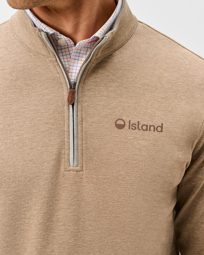 Men's Johnnie-O Sully 1/4 Zip Pullover - Cedar