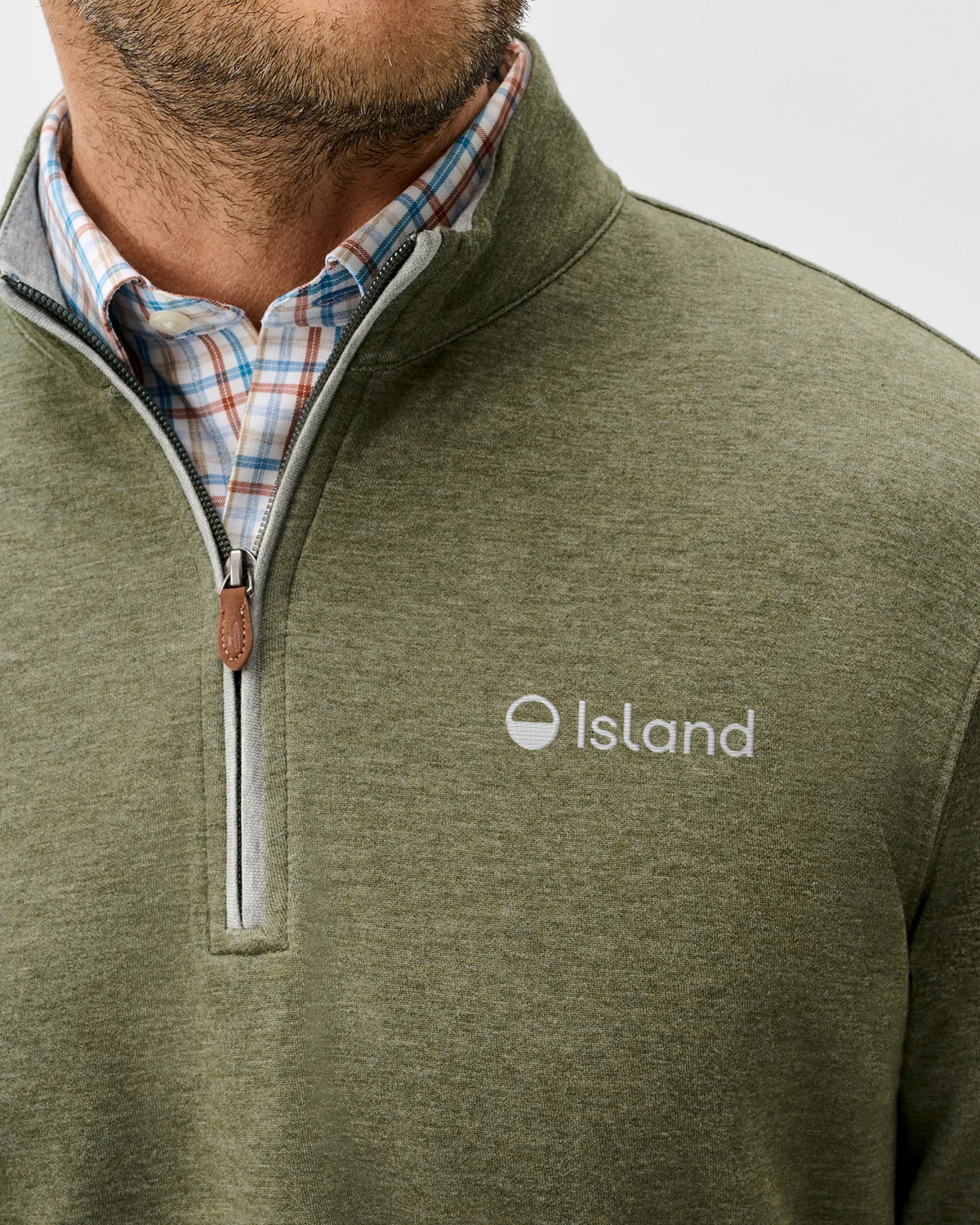 Men's Johnnie-O Sully 1/4 Zip Pullover - Sequoia