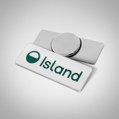 Island Lapel Pins - Green/White