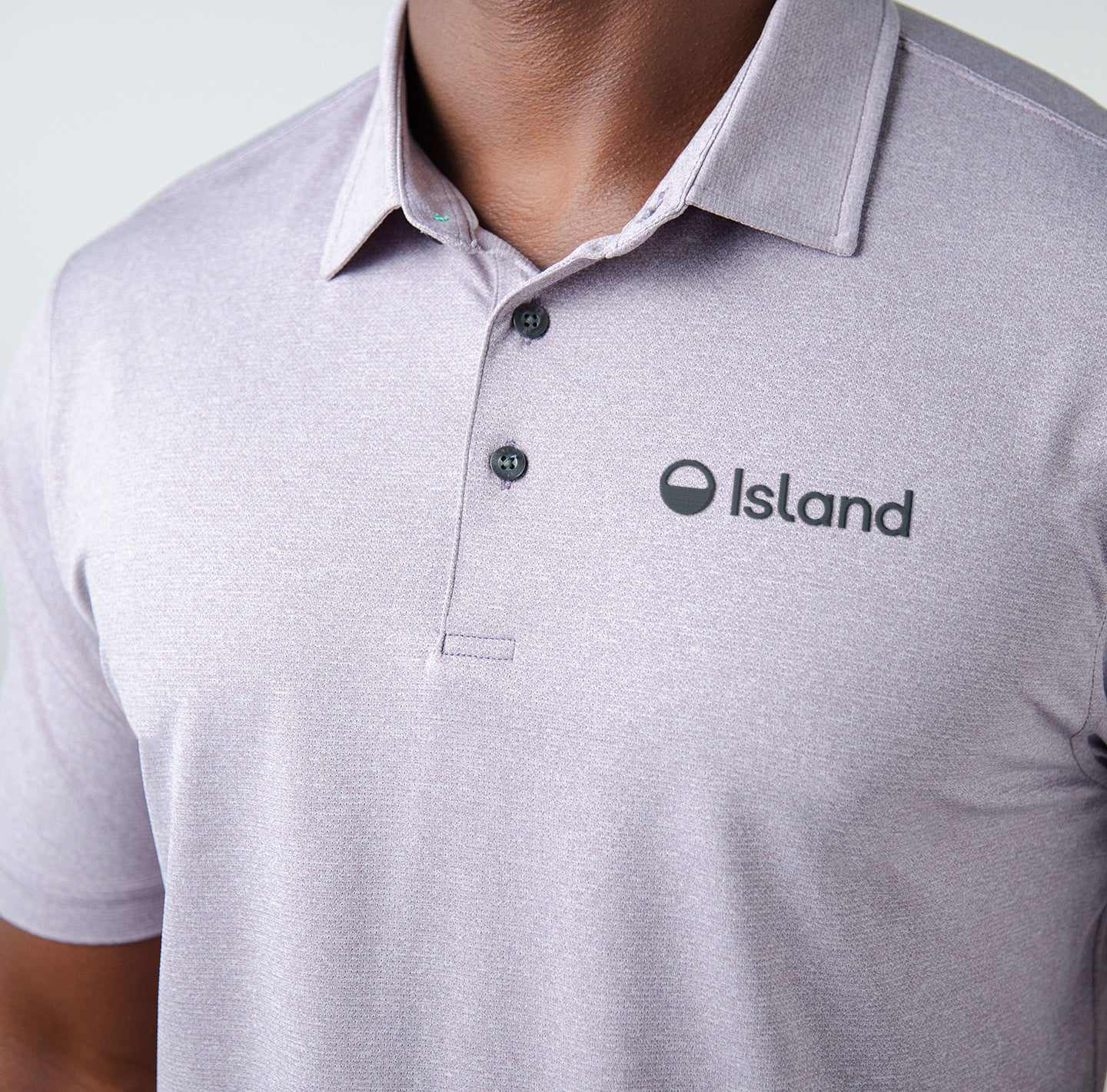 Men's LinkSoul AC Breeze Polo- Haze Heather